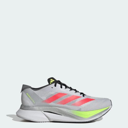 Chaussures Adizero Boston 12 Adidas Dash Grey Lucid Red Lucid Lemon