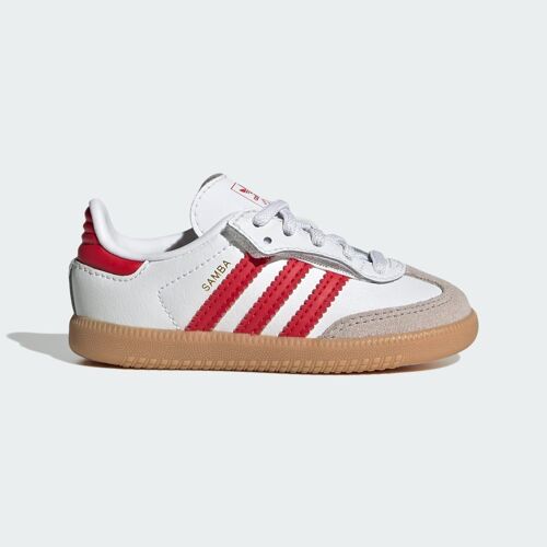 Chaussures Lacetslastiques Samba Og Comfort Closure Enfants Adidas Cloud White Better Scarlet Gum