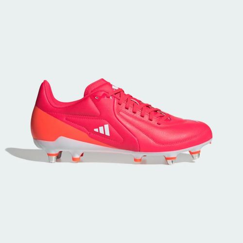 Chaussure De Rugby Rs15 Elite Terrain Gras Adidas - Lucid Red / Cloud White / Team Solar Orange - 50
