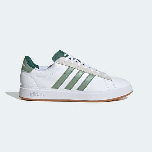 Chaussures Grand Court 2.0 Adidas Cloud White Silver Green Collegiate Green