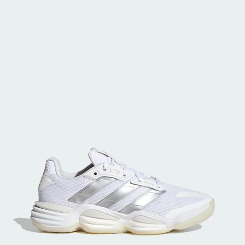 Chaussures Stabil 16 Indoor Adidas Cloud White Silver Metallic Grey One