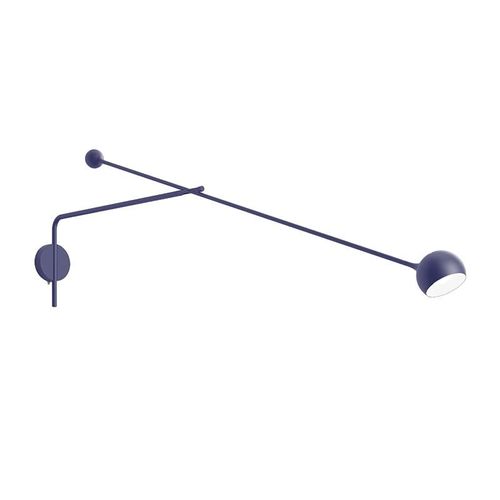 Artemide Lampe Murale Avec Bras Ixa Wall L (Bleu - Aluminium, Acier Et Technopolymère)