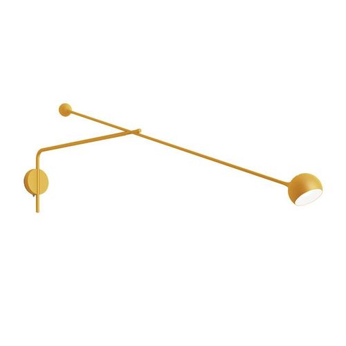 Artemide Lampe Murale Avec Bras Ixa Wall L (Jaune - Aluminium, Acier Et Technopolymère)