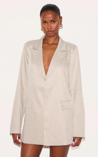 Robe Blazer Gris Pierre, Gris Pierre
