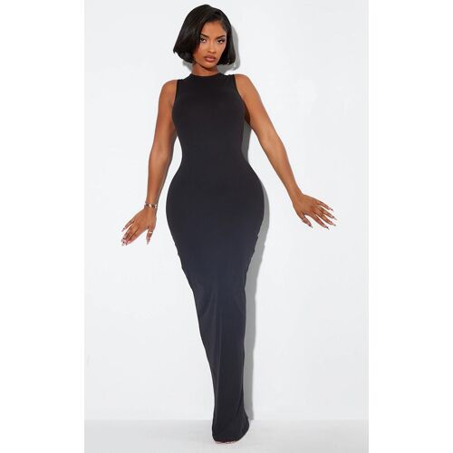 Shape Robe Longue Sculptante Noire À Dos Nageur, Noir