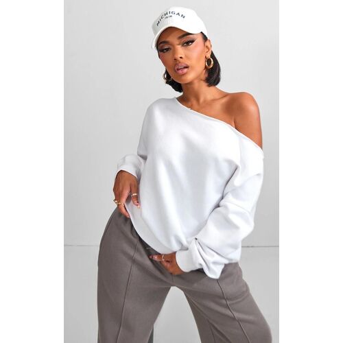 Shape Sweat Ample En Sweat Blanc À Ourlet Élimé, Blanc