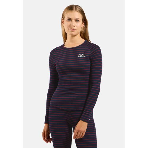 Odlo T-Shirt À Manches Longues Active Warm Originals Pour Femme, S, Blue