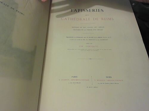Tapisseries De La Cathédrale De Reims, N°81/500 Papier Velin