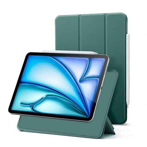 Etui iPad Fixation Magnetique vert pour iPad Air 10.9 / iPad Pro 11