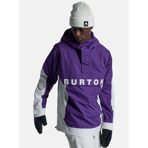 Burton - Veste Anorak Frostner 2 L Homme, Imperial Purple / Stout White, S