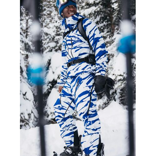 Burton - Pantalon [Ak] Tuvak Gore-Tex C-Knit 3 L Homme, Oversized Zebra Jake Blue, M
