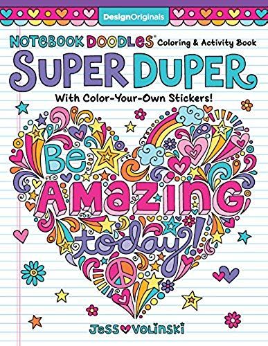 Notebook Doodles Super Duper Coloring & Activity Book