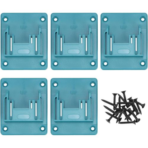 ® 5 Pièces supports perceuse, porte-outils électriques sans fil avec vis, compatible avec Makita 18 V perceuses