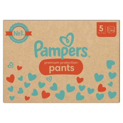 Couches-Culottes Pampers Premium Protection Taille 5 - 144 Unités
