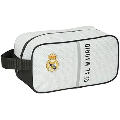 Safta Real Madrid 1ère équipe 24/25 - Sac à Chaussures Moyen, Multifonction, Sport, extrascolaire, Football, Confortable et