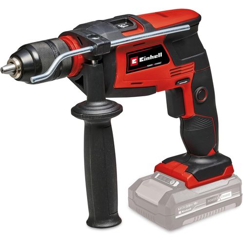 Perceuse à percussion sans fil TE-ID 18 Li-i Solo Power X-Change (18V, mandrin auto-serrant de 13 mm, rotation avant/arrière, variateur électronique, vendue sans batterie ni chargeur)