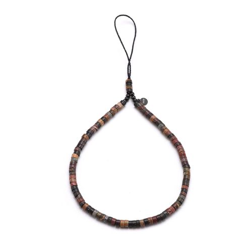 Bijoux De Téléphone En Pierres Heishi Jaspe Picasso