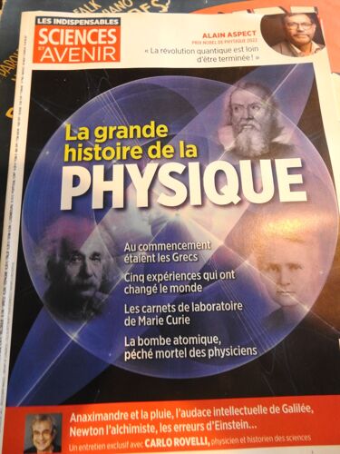 Magazine Sciences Et Avenir 212 H / La Grande Histoire De La Physique / Grecs / Experiences / Marie Curie Carnets / Bombe Atomique