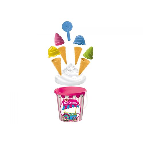 Beach Toys Seau "Glaces" Ø 17 Mondo