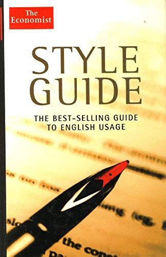 "Economist" Style Guide