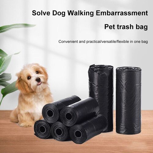 Sac À Ordures Pour Animaux De Compagnie, 5 Rouleaux, 1 Paquet, Sac À Excréments Pour Chiens, Sacs De Nettoyage Des Déchets