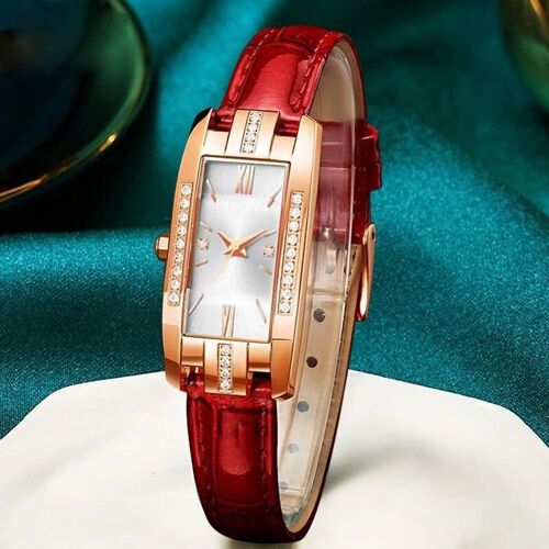 Montre-Bracelet En Diamant Pour Femmes, Petite Montre Carrée, Élégante, Rétro, À La Mode, Décorative