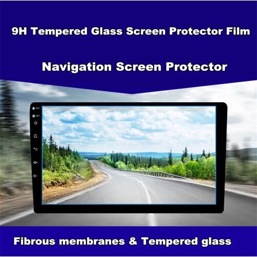 Film De Protection D'écran En Verre Trempé 9h, Pour Autoradio, Dvd, Navigation Gps