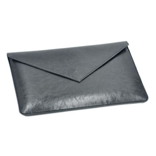 Étui en cuir PU pour ordinateur portable, pochette à double poche Style Dell HP pour MacBook Pro Retina Air 13 M1 M2