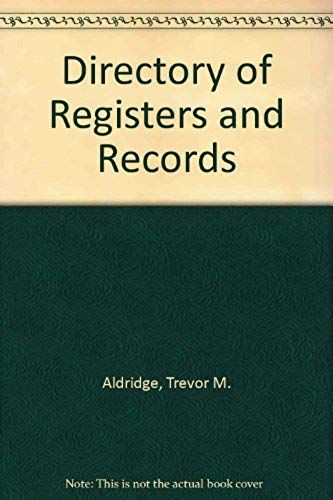 Directory Of Registers And Records