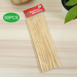 Brochettes De Barbecue En Bambou, 25cm, En Bois Naturel, Solide, Pour Fruits, Shish, Kebab, Fournitures De Fête, Nouveauté