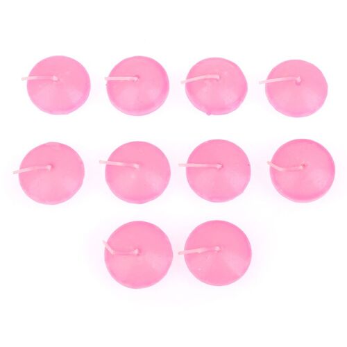 Petites bougies flottantes délicates, 10 pièces, non parfumées, pour mariage, fête, nouvel an, noël