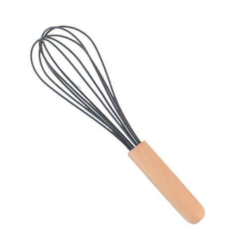 Spatule Antiadhésive En Silicone, Cuillère À Soupe Résistante À La Chaleur, Pelle À Manche En Bois, Outil De Cuisine