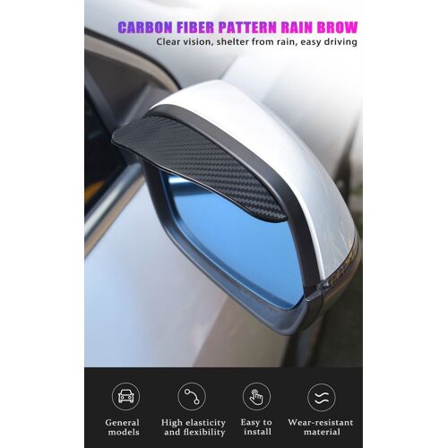 Pare-Soleil Étanche À La Pluie Ar, Autocollant Pour Rétroviseur, Protection Pour Sourcils, Style Automobile