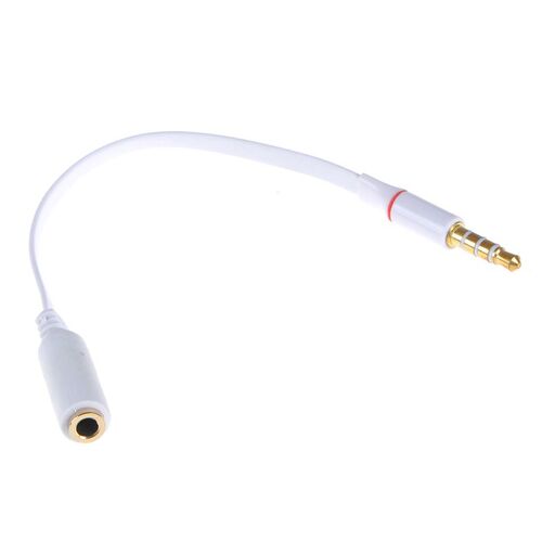 Câble d'extension audio mâle vers femelle de 18cm, 3.5mm, prise américaine, 3.5 NS, sauna, écouteurs, haut-parleur stéréo
