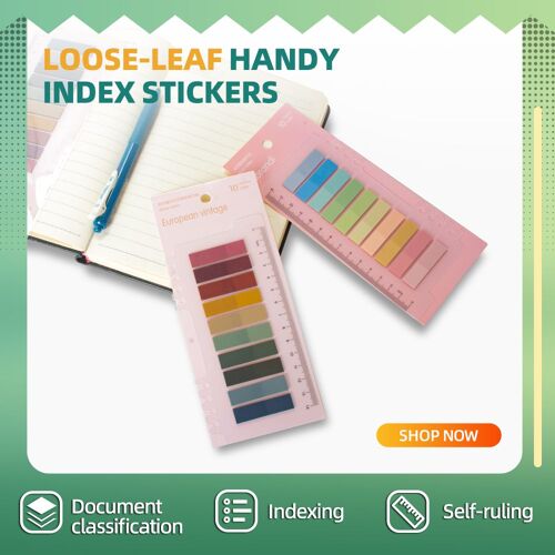 Bloc-Notes Autocollants Transparents, 200 Feuilles, Bloc-Notes Couleur, Signet, Fournitures De Papeterie Scolaires Et De Bureau