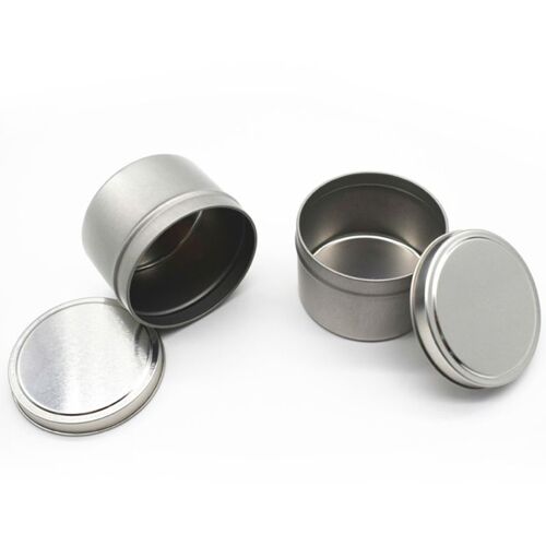 Conteneur de pot de bougie avec couvercle, boîtes de rangement, bricolage, soins de la peau, échantillons de beauté, en vrac, rond, argent, or, noir, africain, vente en gros, 1 pièce