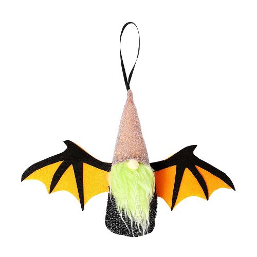 Poupée Gnome Sans Visage, Chauve-Souris D'Halloween, Avec Chapeau Pointu Suspendu, Décoration, Cadeau Pour Enfants, Ornement Joyeux Halloween