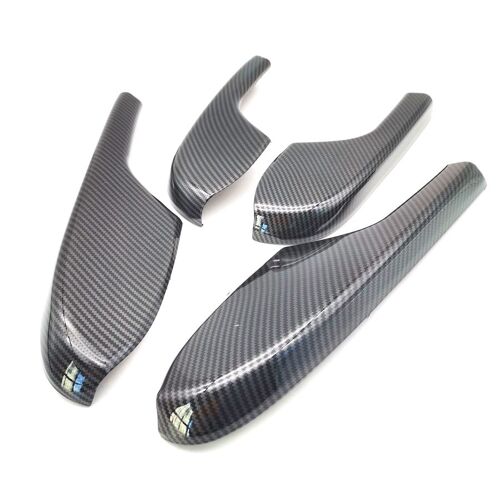Couverture De Panneau D'accoudoir De Porte Intérieure, Aspect Fiber De Carbone, Pour Honda Civic 2016 ¿ 2020