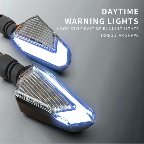 Lumière De Clignotant De Moto, Accessoire De Moto De Jour, Nouvelle Luminosité De Direction Led