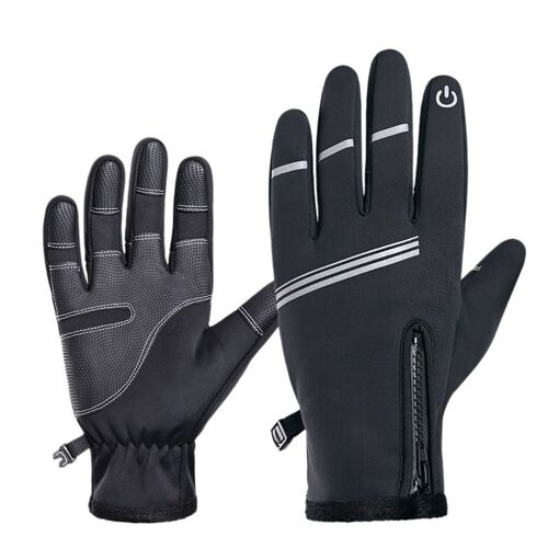 Gants D'équitation Coupe-Vent Xl, Gants Imperméables Pour Écran De Contact, Plus Velours, Gants De Moto Et De Vélo
