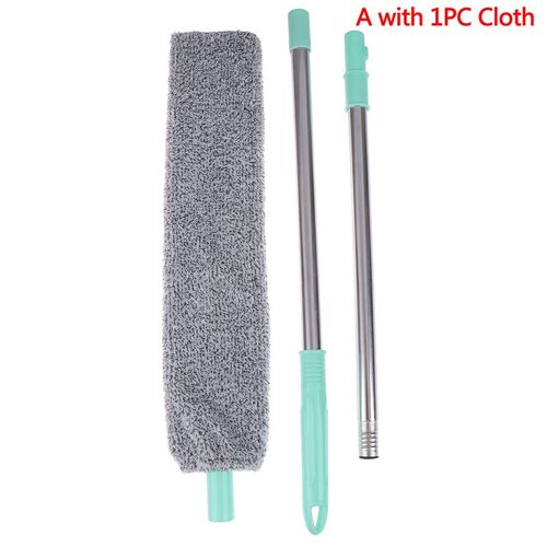 Brosse à poussière de chevet longue crevasse Hogar, plumeau en microcarence, outil rétractable, espace télescopique, artefact à main domestique, livres, fenêtres