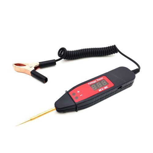 Testeur De Circuit Électrique Universel 5v-36v Dc, Détecteur De Tension Numérique Pour Moto Atv