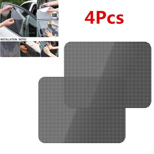 Cache-Soleil Statique Pour Vitres De Voiture, 4 Pièces/Lot, 16 1/2 ""X 15
