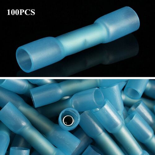 Tubes Thermorétractables, 100x, Connecteur De Câble À Sertir, Kit De Manchon