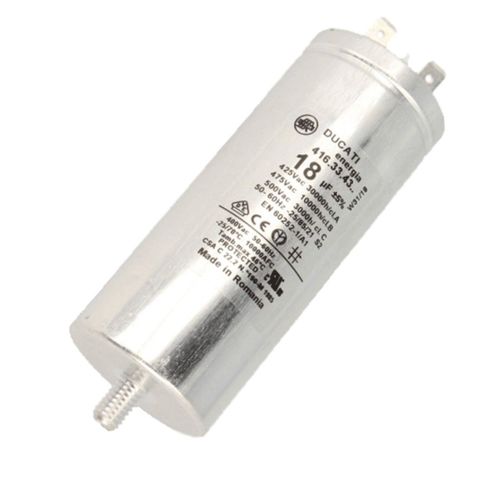 Condensateur 18µf Sèche-linge (C00296252 482000023365 ARISTON HOTPOINT INDESIT)