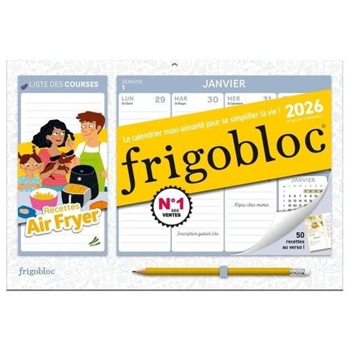 Frigobloc Recettes Air Fryer - Avec 1 Crayon