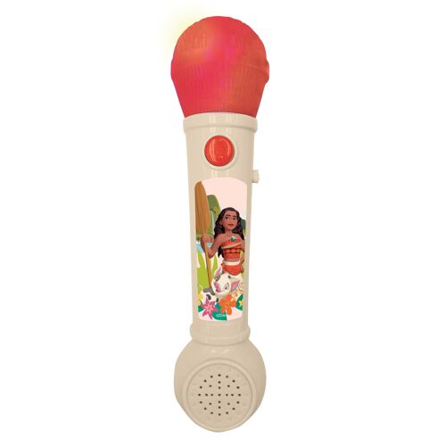 Microphone Lumineux avec Mélodies et Effets Sonores Vaiana
