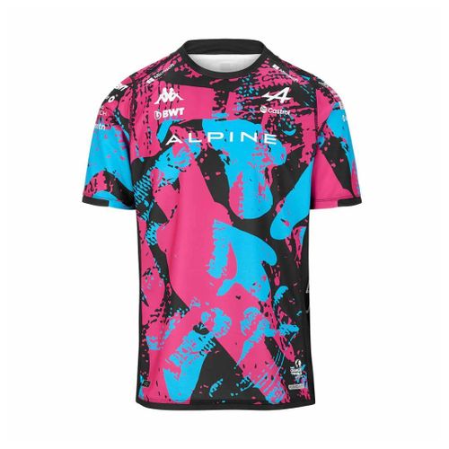 Maillot Kombat Silverstone Bwt Alpine F1 Team Officiel Noir Homme