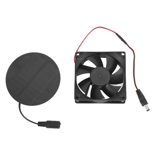 Kit De Ventilateur De Ventilateur De Panneau Solaire De Silicium Monocristallin De Ventilateur D'éChappement Actionné Solaire De 10w Pour La Serre De Rv De Poulailler De Maison D'animal Familier