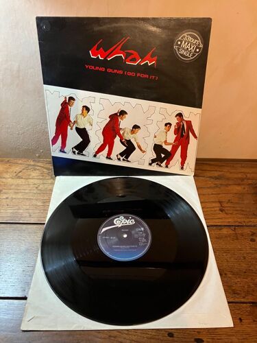 Vinyle 33 Tours-Maxi-Single-Wham-Young Guns (Go For It)